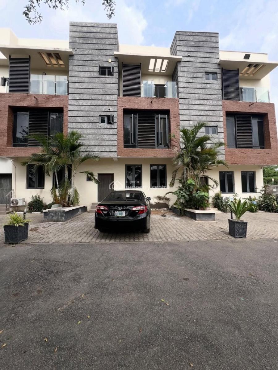 4 Bedroom Duplex with Bq, Guzape, Guzape District, Abuja, Terraced Duplex for Rent