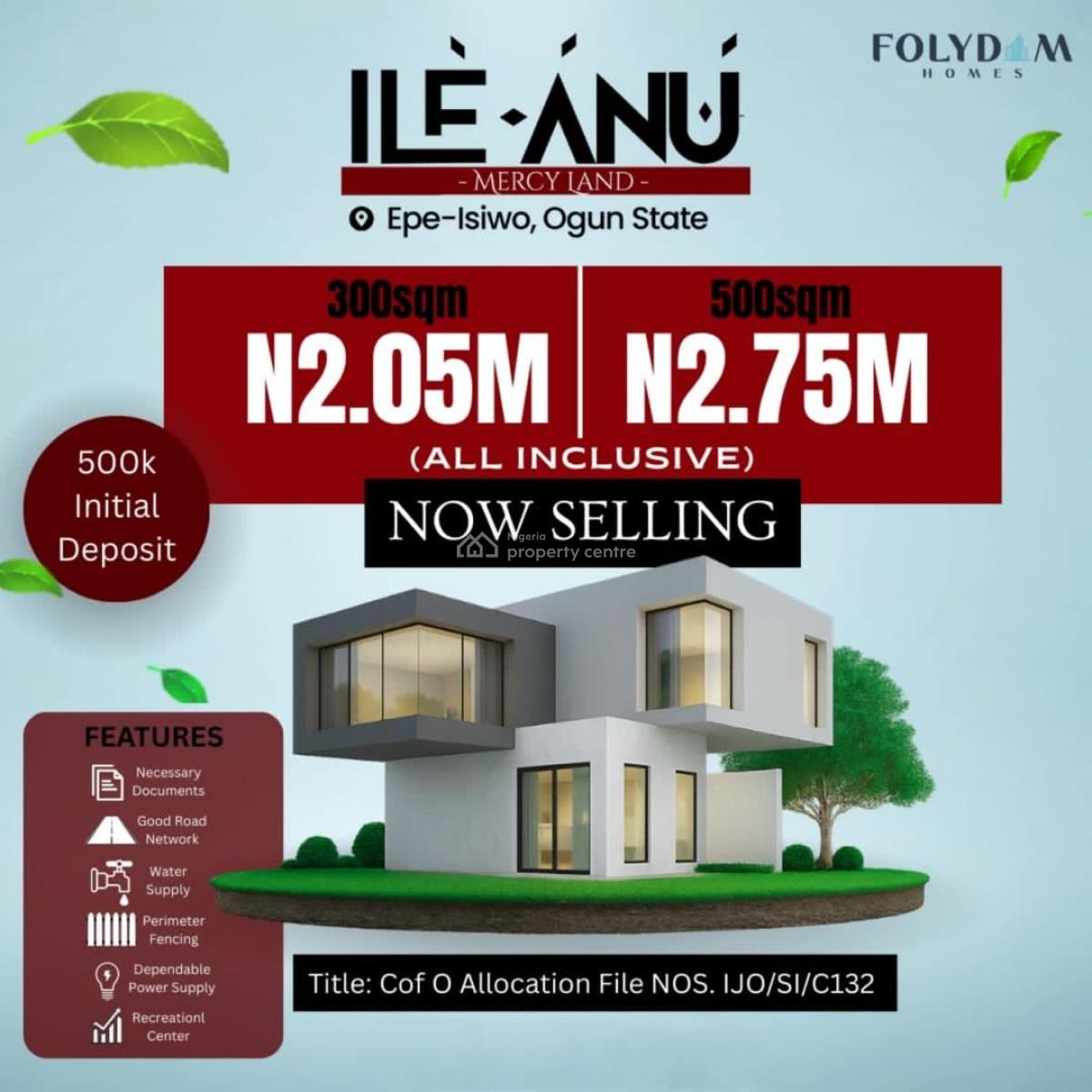 Luxury C of O Land in a Prime Neighborhood, Ile Anu Estate Isiwo,epe Ijebu Ode Toll Gate, Ijebu Ode, Ogun, Residential Land for Sale