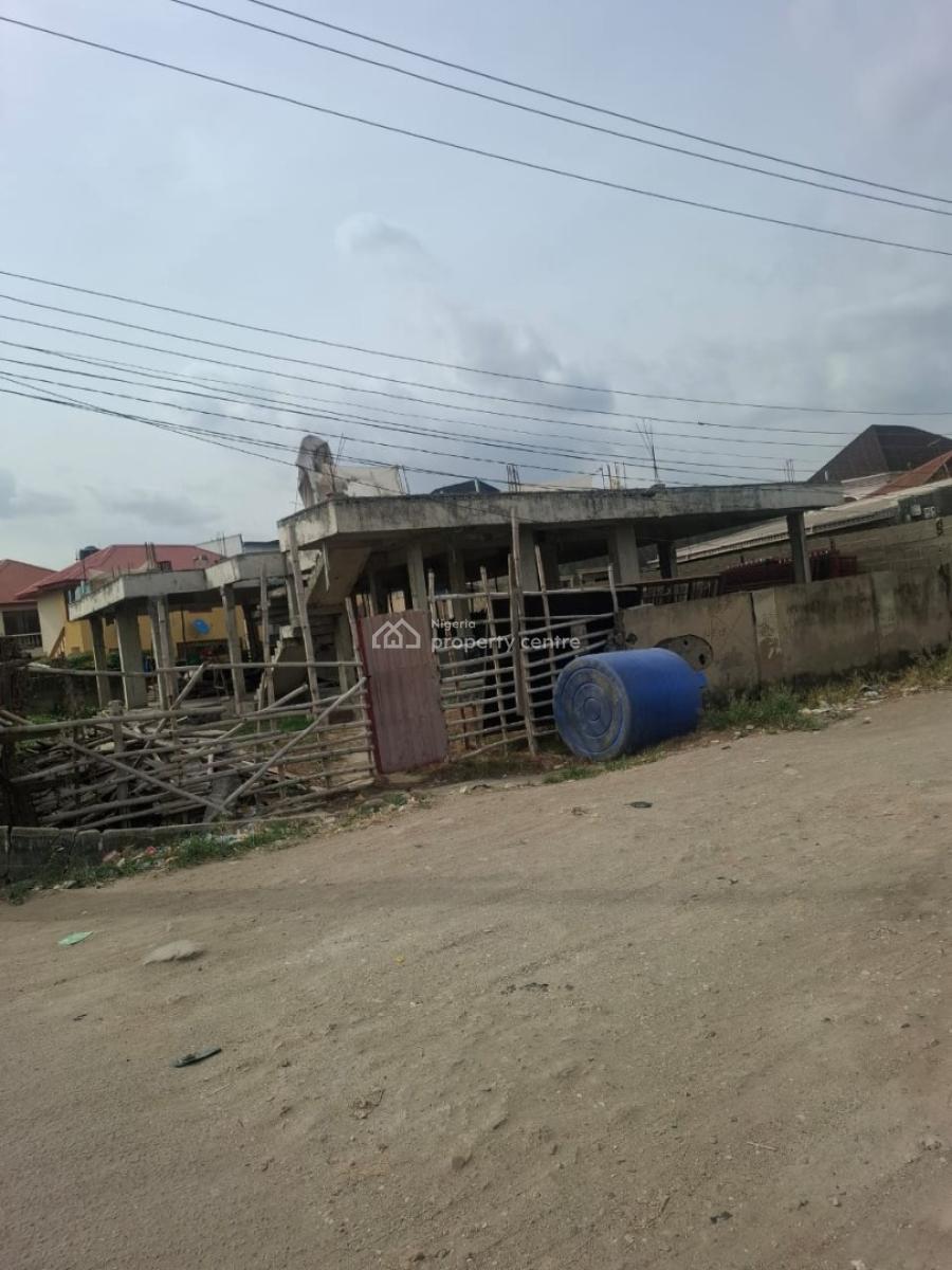 480.303sqm of Land with Solid Uncompleted Structure Is Available for S, Along Agboyi Road, Ori-oke, Ogudu, Lagos, Commercial Property for Sale