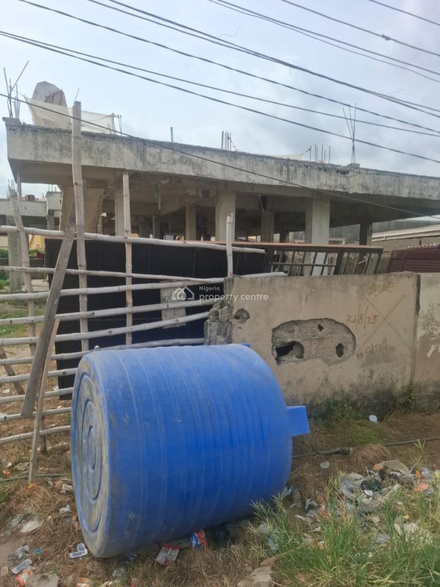 480.303sqm of Land with Solid Uncompleted Structure Is Available for S, Along Agboyi Road, Ori-oke, Ogudu, Lagos, Commercial Property for Sale