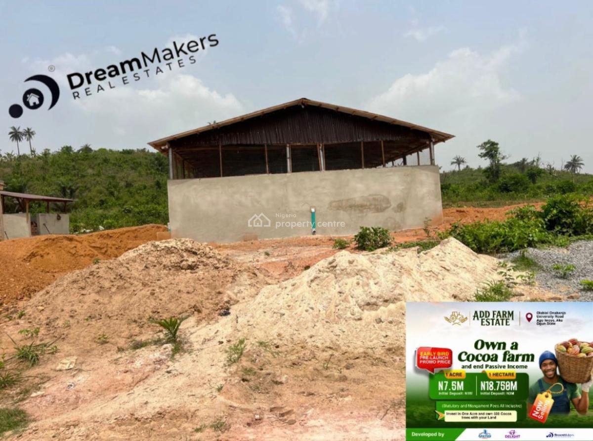 Fertile Agricultural Farmland in a Strategic Location, Farm Estate Ake Ago Iwoye,olabisi Onabanjo University, Ijebu North, Ogun, Commercial Land for Sale