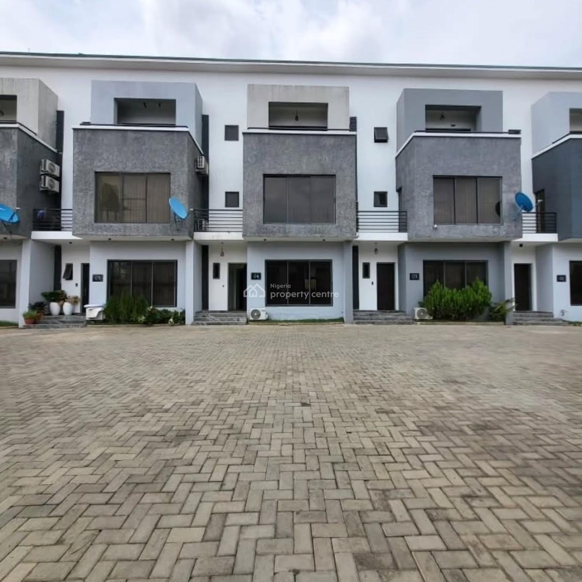 4 Bedroom Terrace Duplex with Bq, Guzape Abuja, Guzape District, Abuja, Terraced Duplex for Sale