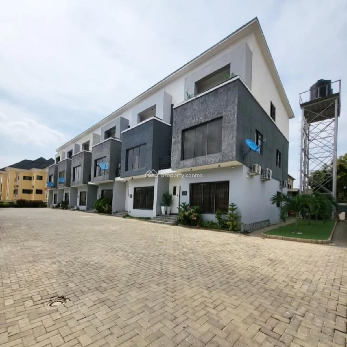 4 Bedroom Terrace Duplex with Bq, Guzape Abuja, Guzape District, Abuja, Terraced Duplex for Sale
