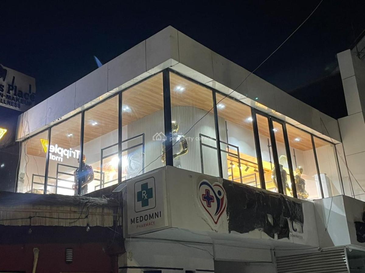 a Lovely Upstairs First Floor Shop with a Personal Toilet in a Prime, Lekki, Lekki Phase 1, Lekki, Lagos, Shop for Rent