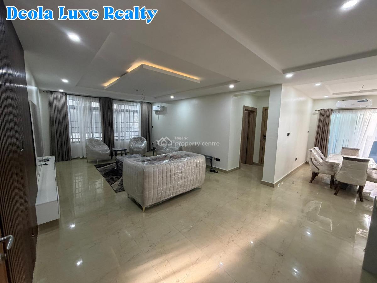Contemporary Furnished 3-bed Apartment with Stunning City & Water View, Off Ahmadu Bello Way., Victoria Island (vi), Lagos, Flat / Apartment for Rent