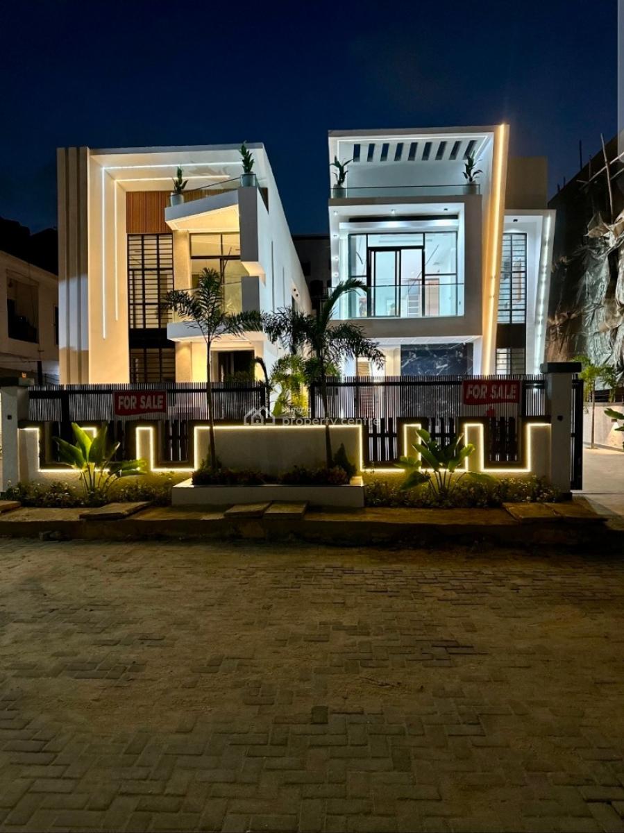 Nicely Finished 5 Bedrooms Fully Detached House with Bq, Chevron Drive, Lekki, Lagos, Detached Duplex for Sale