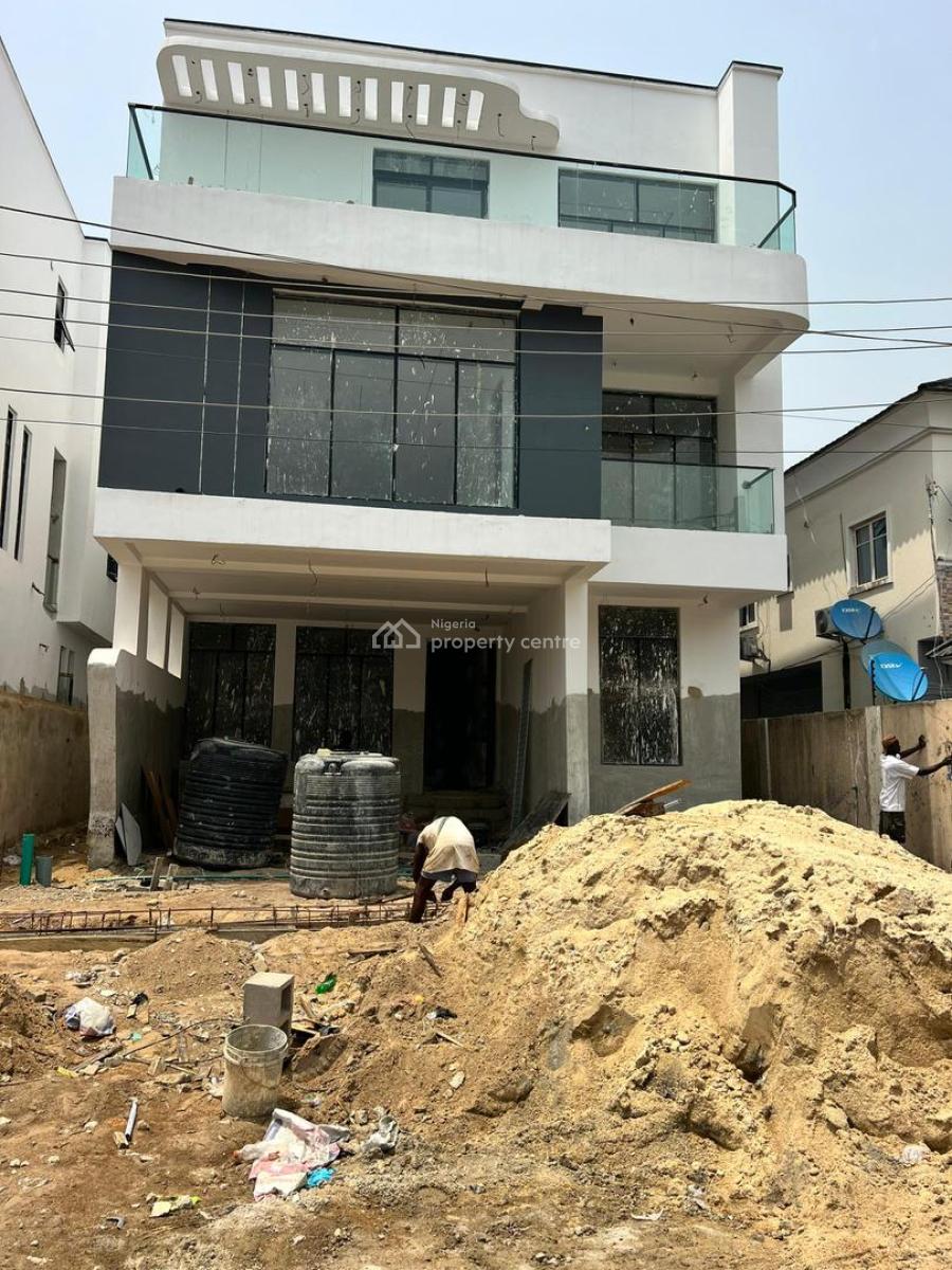Exquisitely Built 5 Bedroom Detached Duplex with Rooftop, Bq & Swimmi, Chevron, Lekki, Lagos, Detached Duplex for Sale