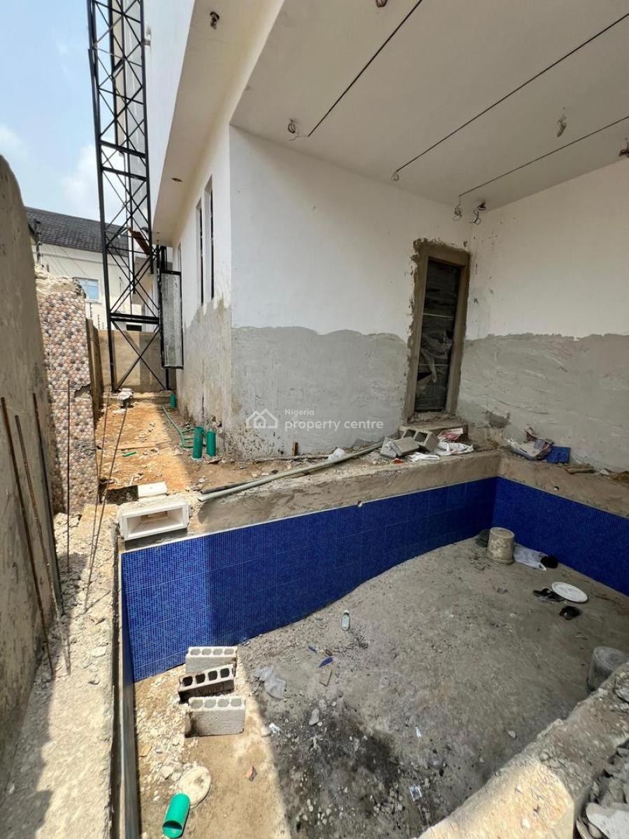 Exquisitely Built 5 Bedroom Detached Duplex with Rooftop, Bq & Swimmi, Chevron, Lekki, Lagos, Detached Duplex for Sale