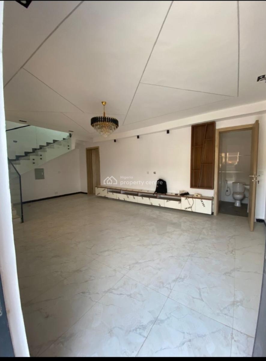 Newly 4 Bedrom Semi Duplex+ Bq + Self Compound+ Bq + 2 Cars, in an Estate Environment By Jendol Supermarket, Opp. Omole Ph 1, Ojodu, Ojodu, Lagos, Semi-detached Duplex for Sale