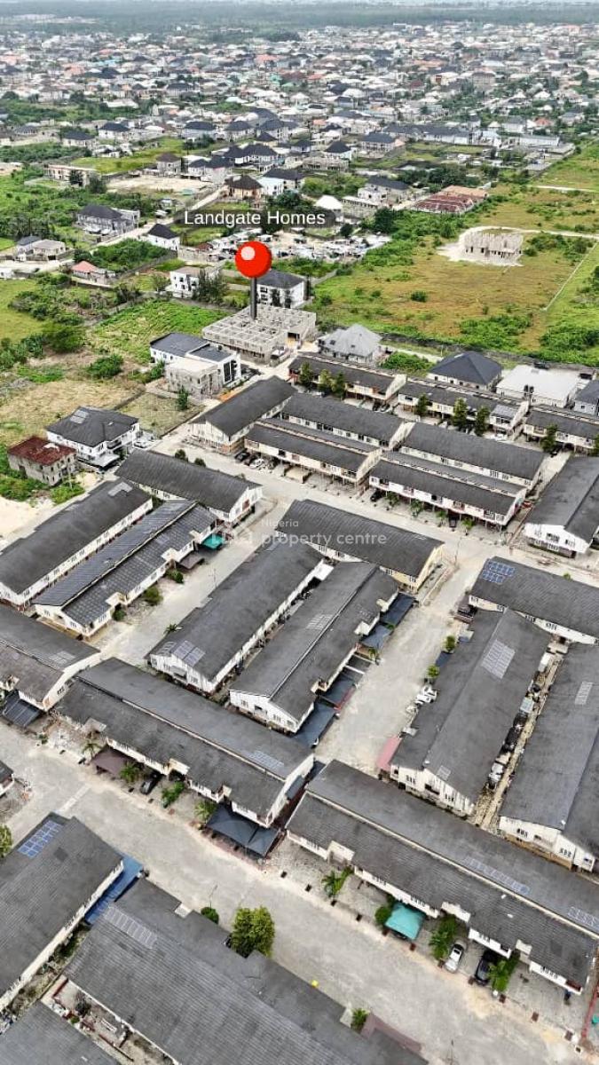 Luxury 3 Bedroom Terrace with Bq in a Serene Location, Landgate Homes, Hitech Road (behind Lagos Business School), Ajah, Ajah, Lagos, Terraced Duplex for Sale