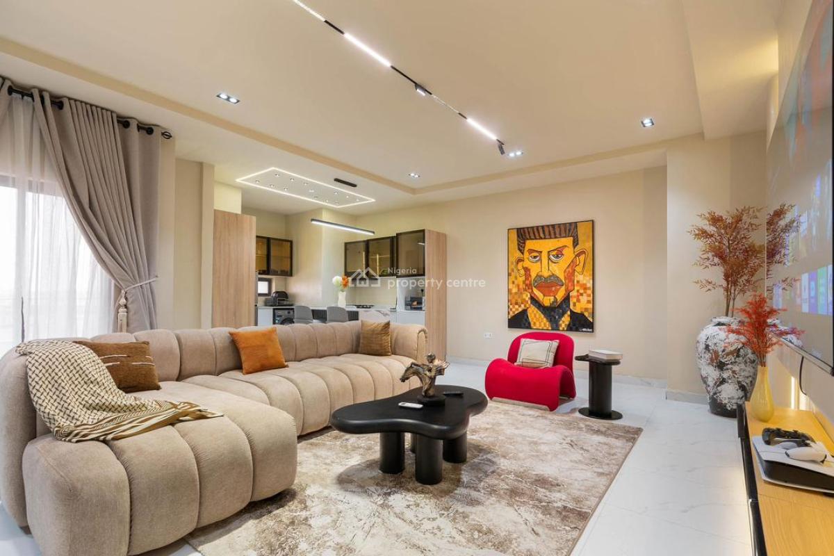 Luxury 2 Bedroom Maisonette Swimming Pool and Gymnasium, Housekeeping,balcony, Indoor Games, Lekki Phase 1, Lekki, Lagos, Flat / Apartment Short Let