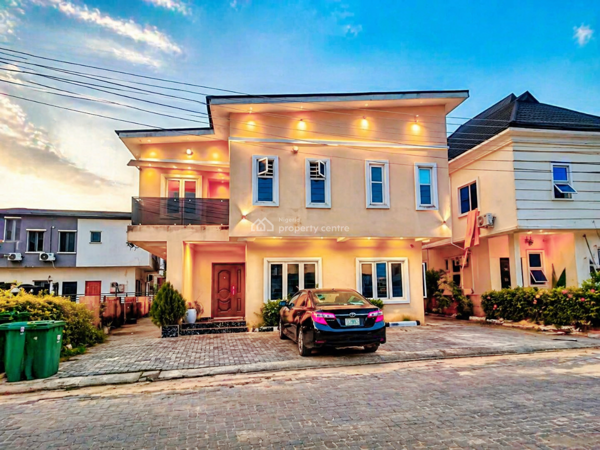 Very Clean 5 Bedroom Fully Detcahed Duplex with Bq in Agated Estate, Lekki Garden Phase 5 By General Paint, Lekki, Lagos, Detached Duplex for Sale