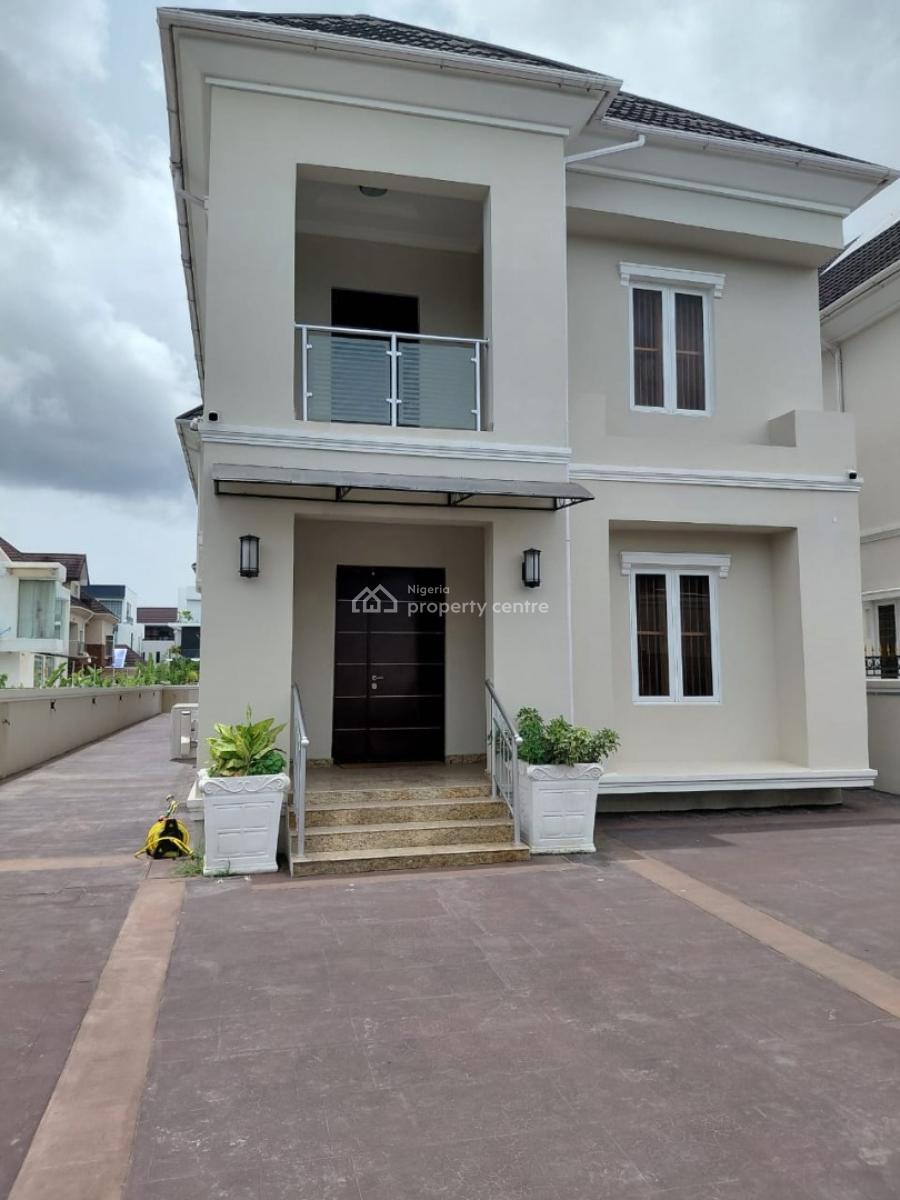 Fully Furnished 5 Bedroom All Ensuite with Family Lounge, Ante Room, F, Pinnock Beach Estate, Osapa, Lekki, Lagos, Detached Duplex for Rent