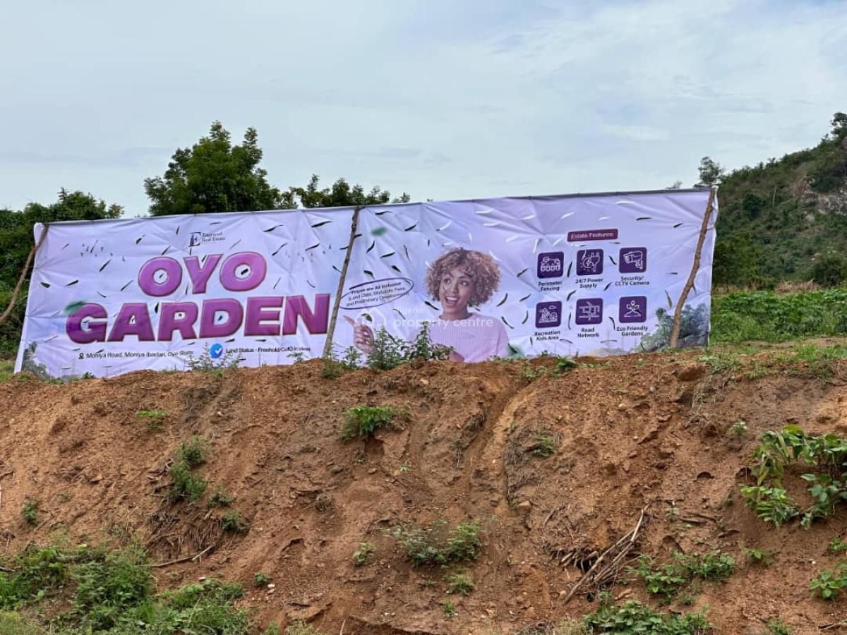 Affordable Land in a Strategic Location with Good Topography, Oyo Garden,moniya Iseyin Road, Ibadan, Oyo, Residential Land for Sale