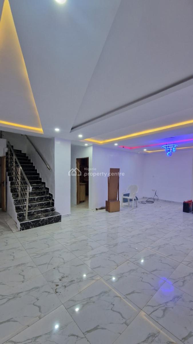 4-bedroom Semi-detached Duplex with Two Attached Bqs, Located Within Emmanuel Estate, Ile-titun Area, Jericho/idi-ishin Exte, Ibadan, Oyo, House for Sale