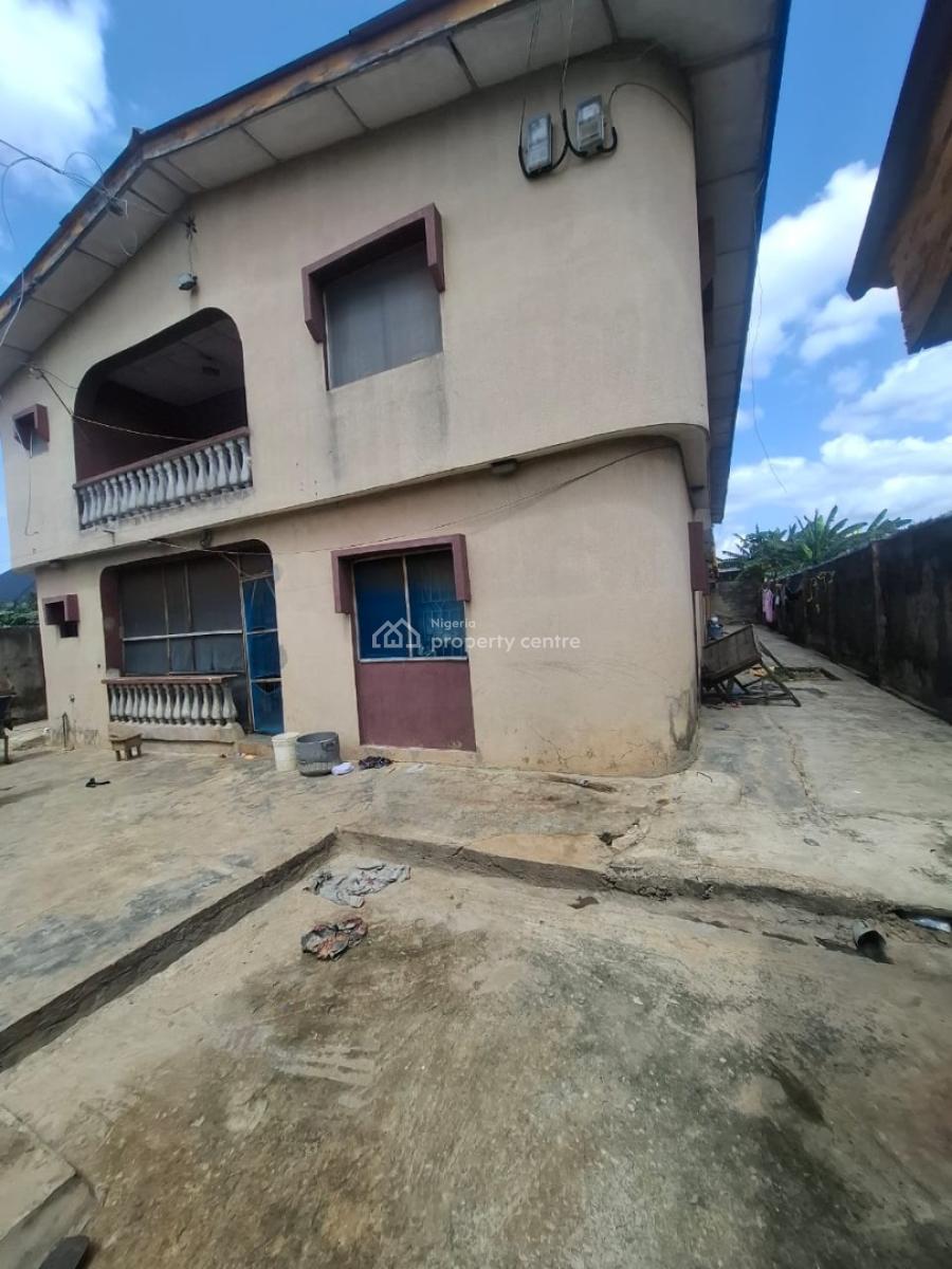 4 Flat and a Bungalow at The  Back on a Full Plot of Land in an Estate, Fajele Estate, Ijegun, Ikotun, Lagos, Block of Flats for Sale