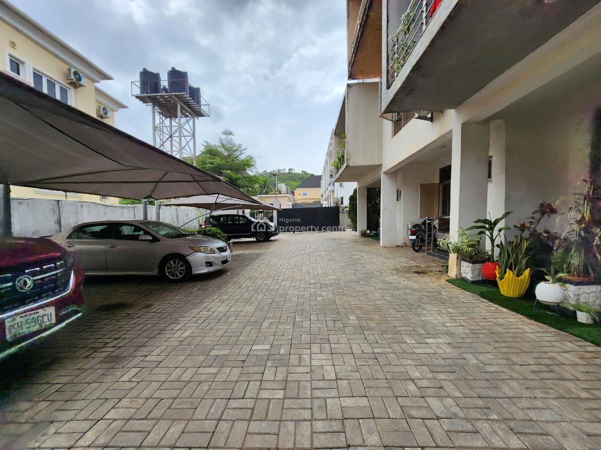 Premium 4 Bedroom End-terrace Duplex with Boys Quarter in Guzape, Close to Coza Church, Guzape District, Abuja, Terraced Duplex for Sale