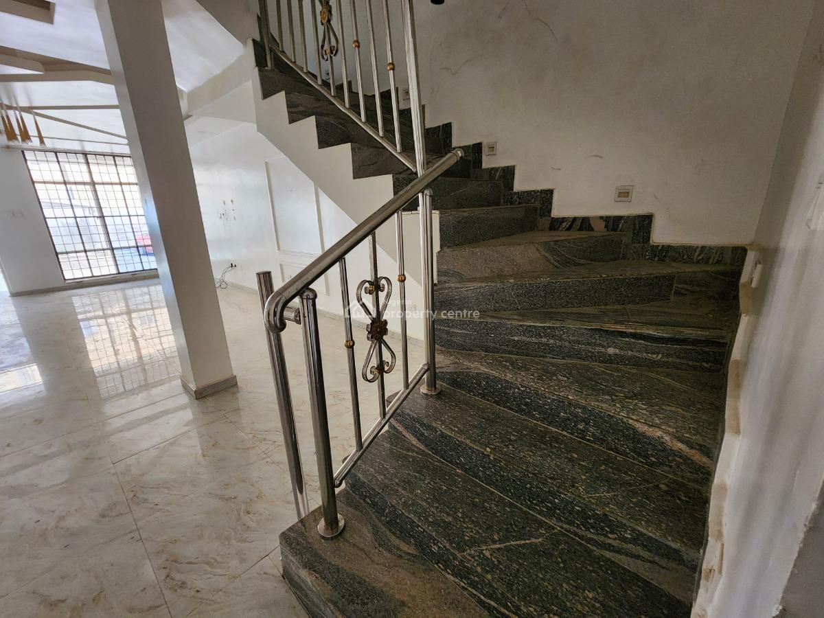 Premium 4 Bedroom End-terrace Duplex with Boys Quarter in Guzape, Close to Coza Church, Guzape District, Abuja, Terraced Duplex for Sale