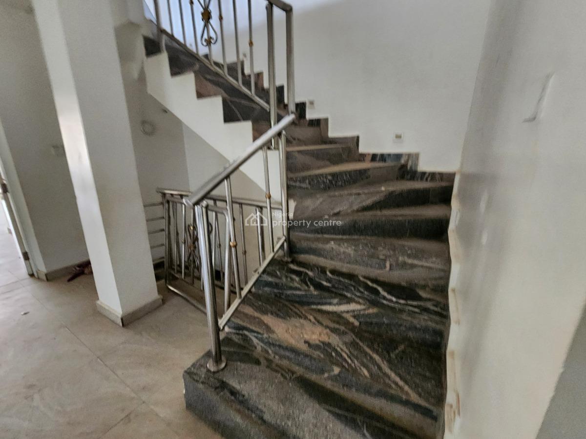 Premium 4 Bedroom End-terrace Duplex with Boys Quarter in Guzape, Close to Coza Church, Guzape District, Abuja, Terraced Duplex for Sale