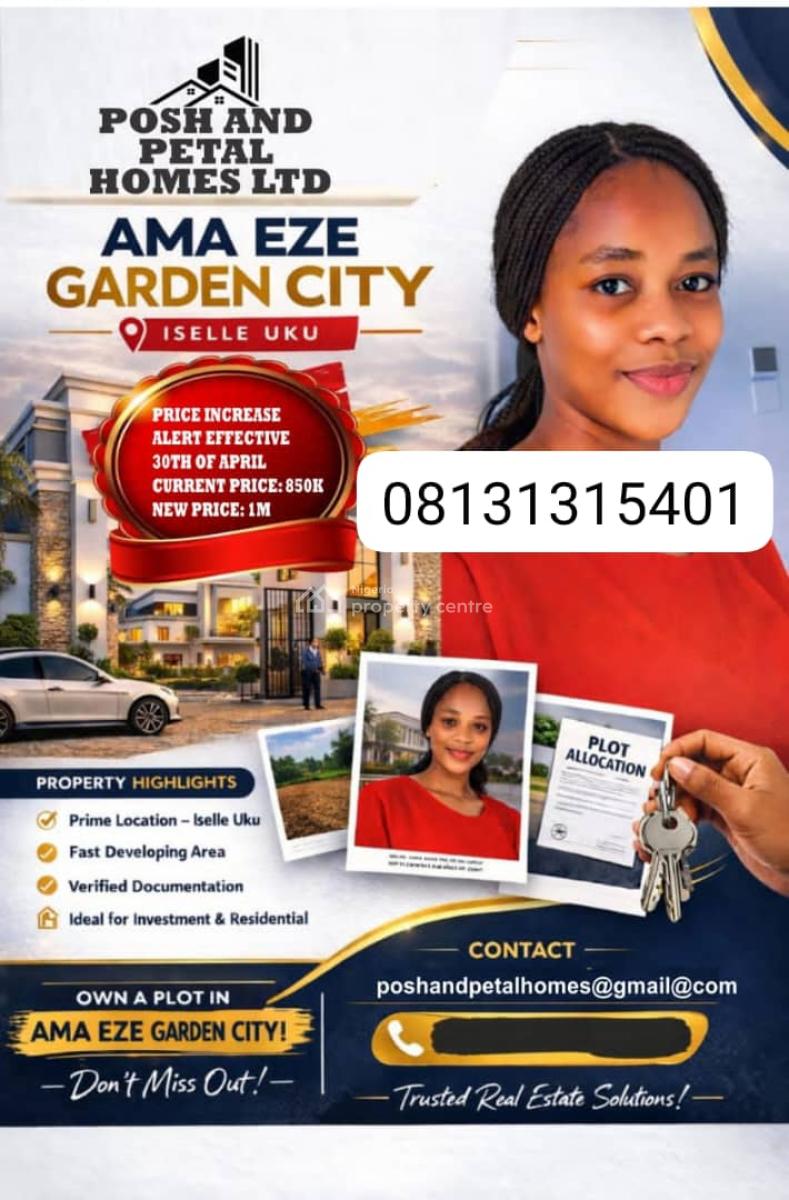 Plots of Affordable Land in Iselle Uku, Obomkpa,close to Nysc Orientation Camp, Aniocha South, Delta, Mixed-use Land for Sale