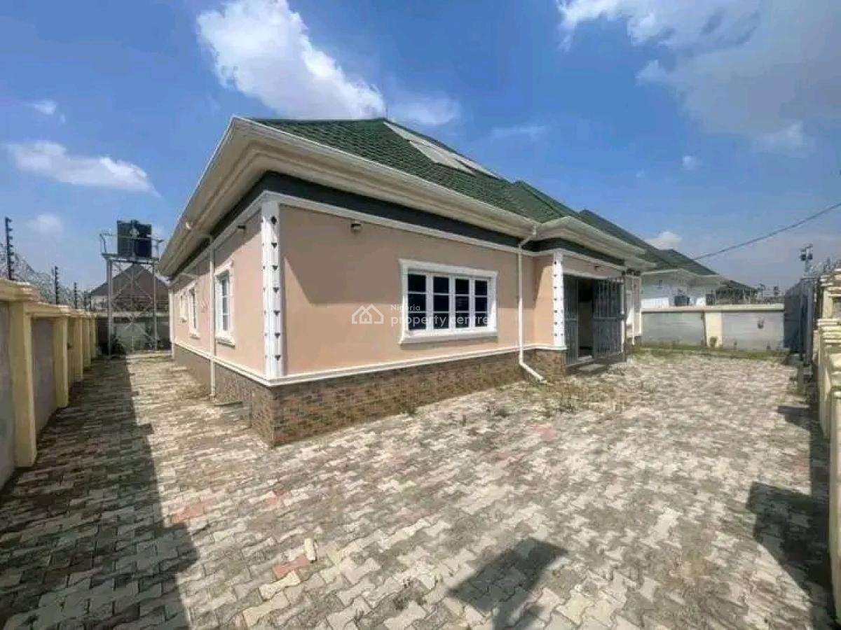 Spacious 4 Bungalow with Cctv Camera,247 Solar Light,  Borehole, Lugbe District, Abuja, Detached Bungalow for Sale