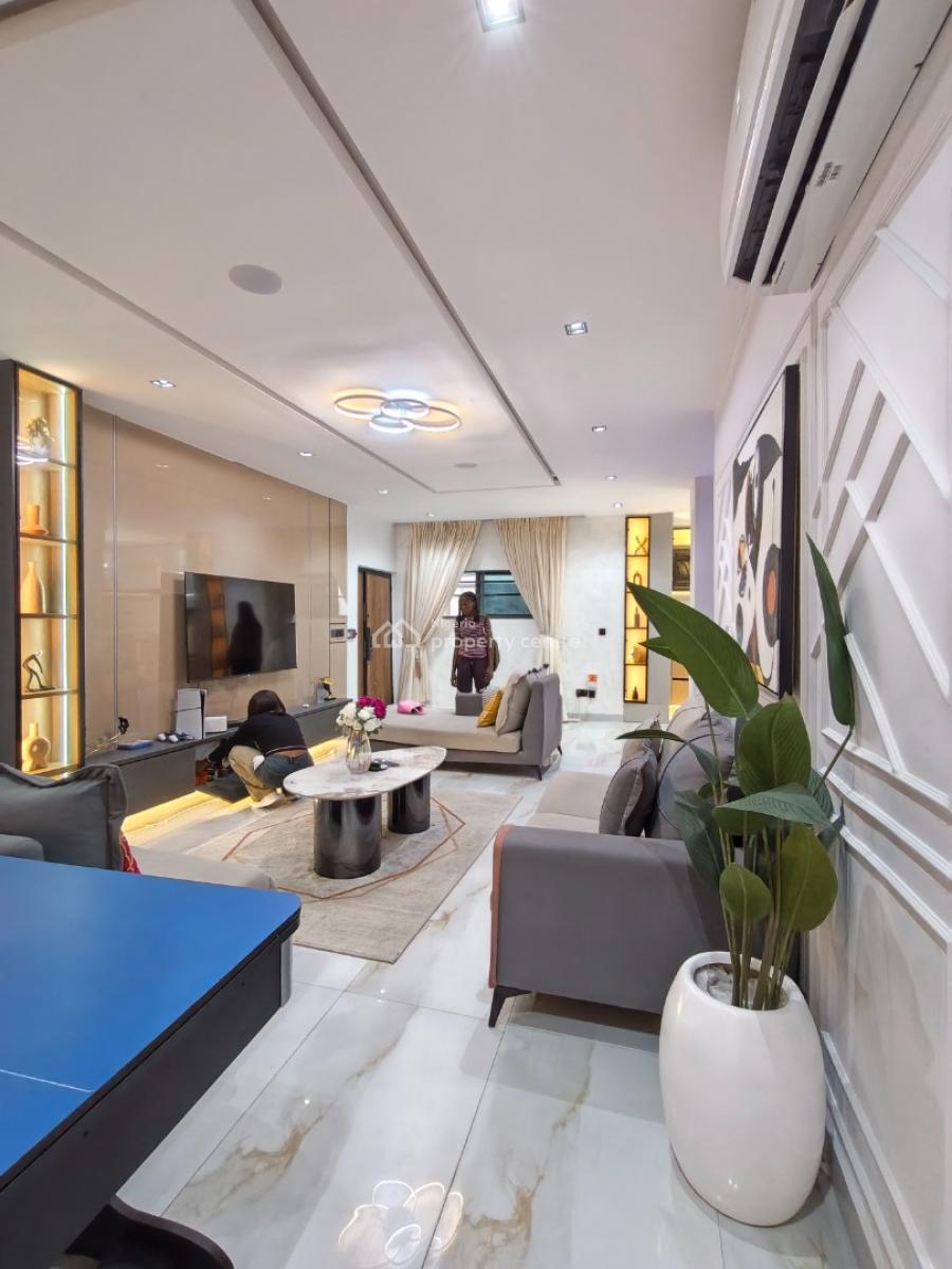 Smart Spacious Furnished 4 Bedrooms Maisonette., in 24/7 Power Supply Estate at Ikate Lekki Axis Lagos., Lekki, Lagos, House for Sale