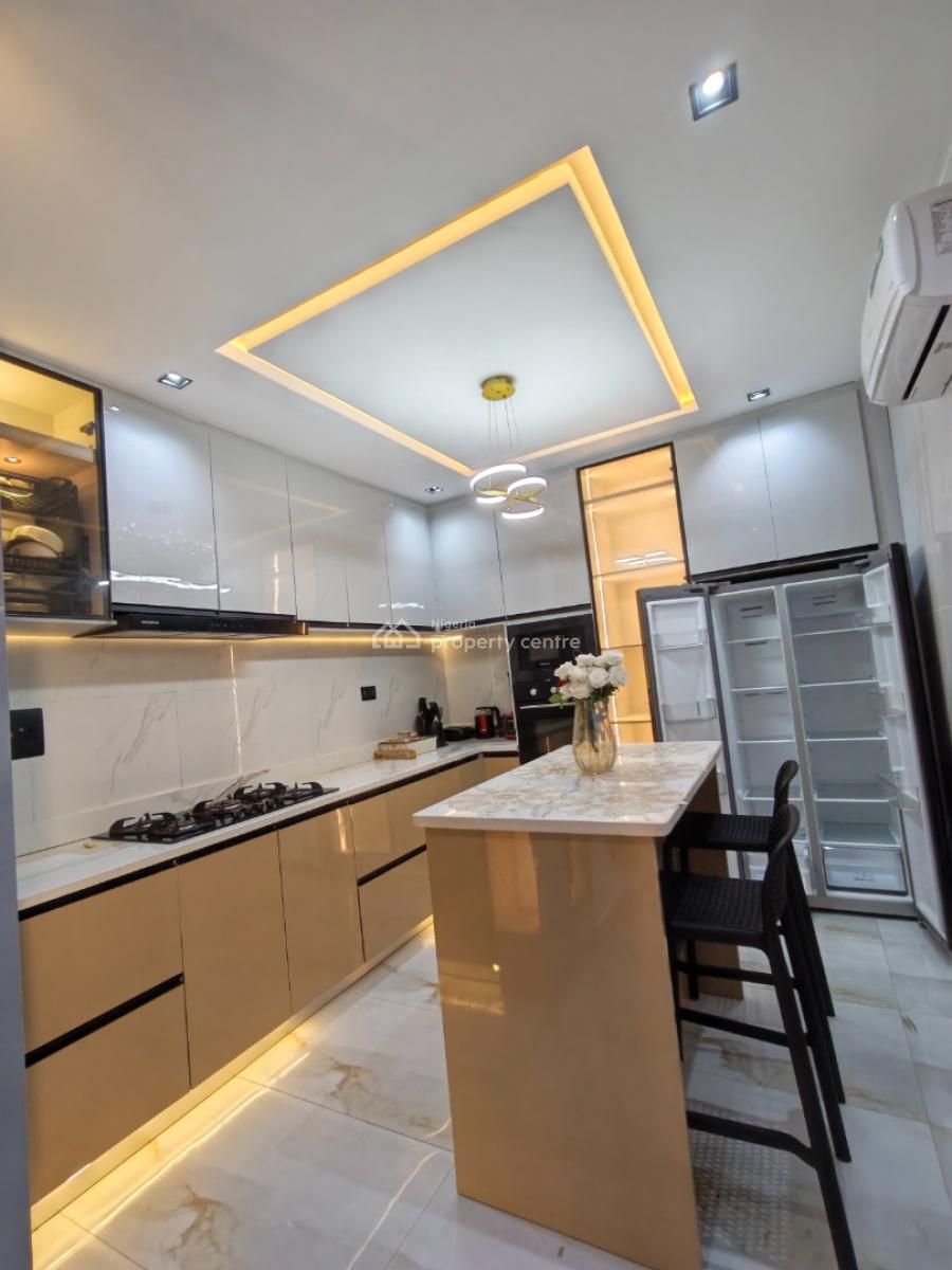 Smart Spacious Furnished 4 Bedrooms Maisonette., in 24/7 Power Supply Estate at Ikate Lekki Axis Lagos., Lekki, Lagos, House for Sale