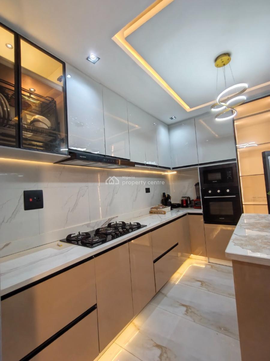 Smart Spacious Furnished 4 Bedrooms Maisonette., in 24/7 Power Supply Estate at Ikate Lekki Axis Lagos., Lekki, Lagos, House for Sale