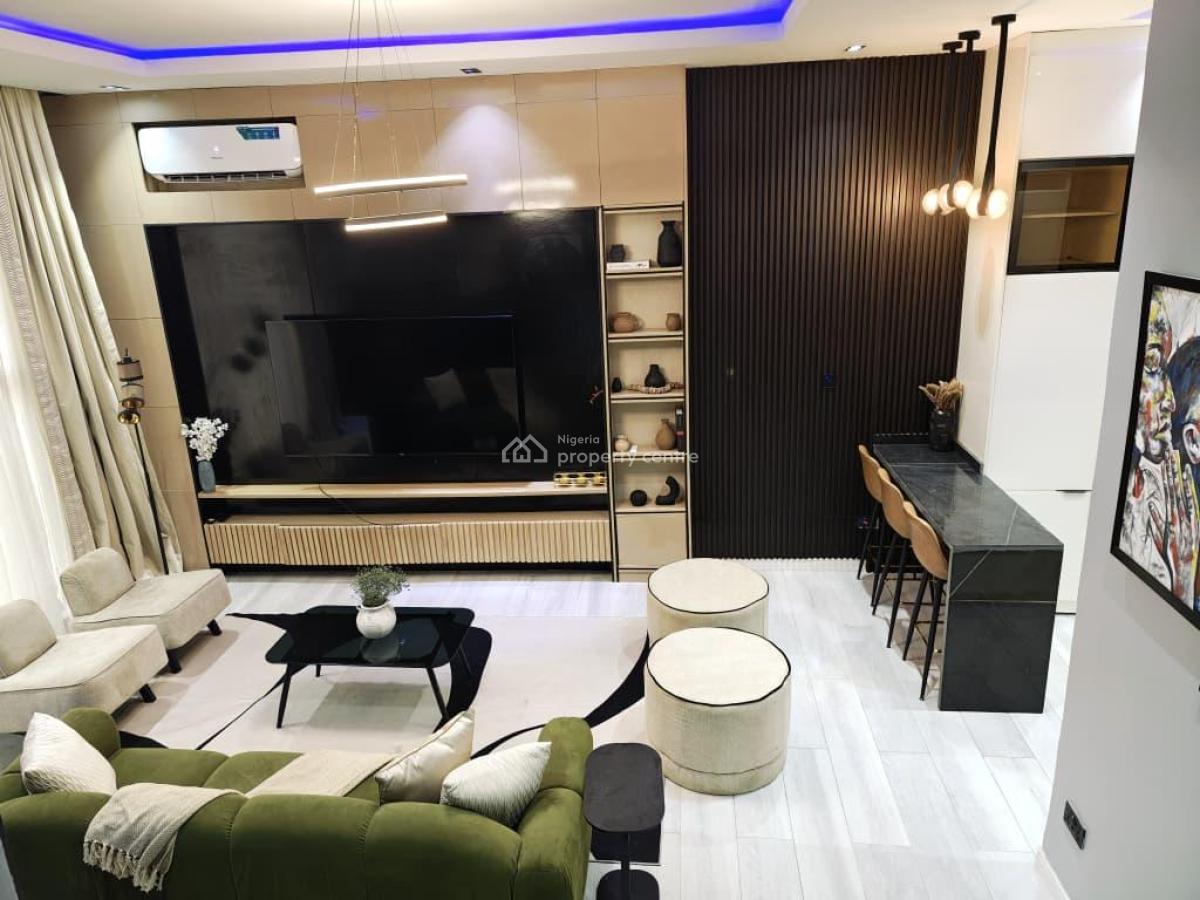 Luxury Furnished 4 Bedroom Terrace Duplex with Bq, Ikate, Lekki, Lagos, Terraced Duplex for Sale