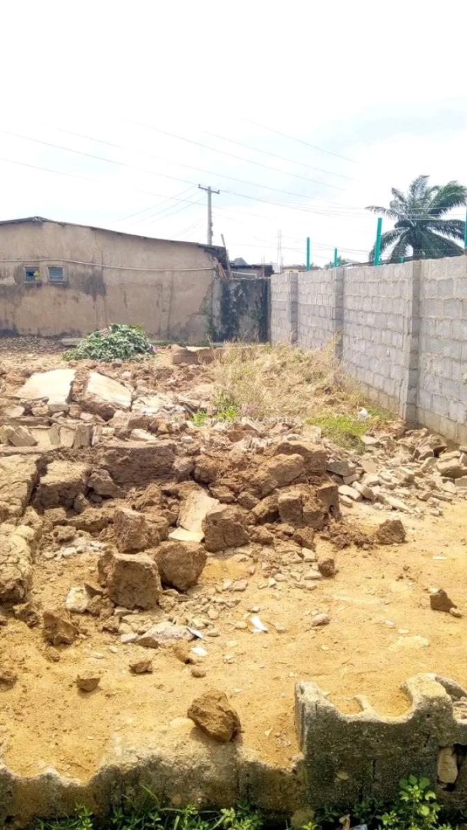 Half Plot of Land 60feet By 50feet Good for Both Commercial/residentia, in a Street Close to Iju Ishaga Bus Stop, Iju-ishaga, Agege, Lagos, Mixed-use Land for Sale