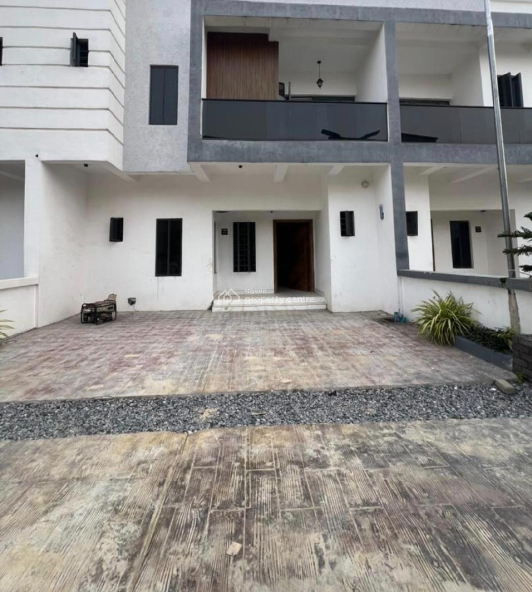 Self Service 4 Bedrooms Semi Detached Duplex with Pool, By Skymall, Sangotedo, Ajah, Lagos, Semi-detached Duplex for Rent