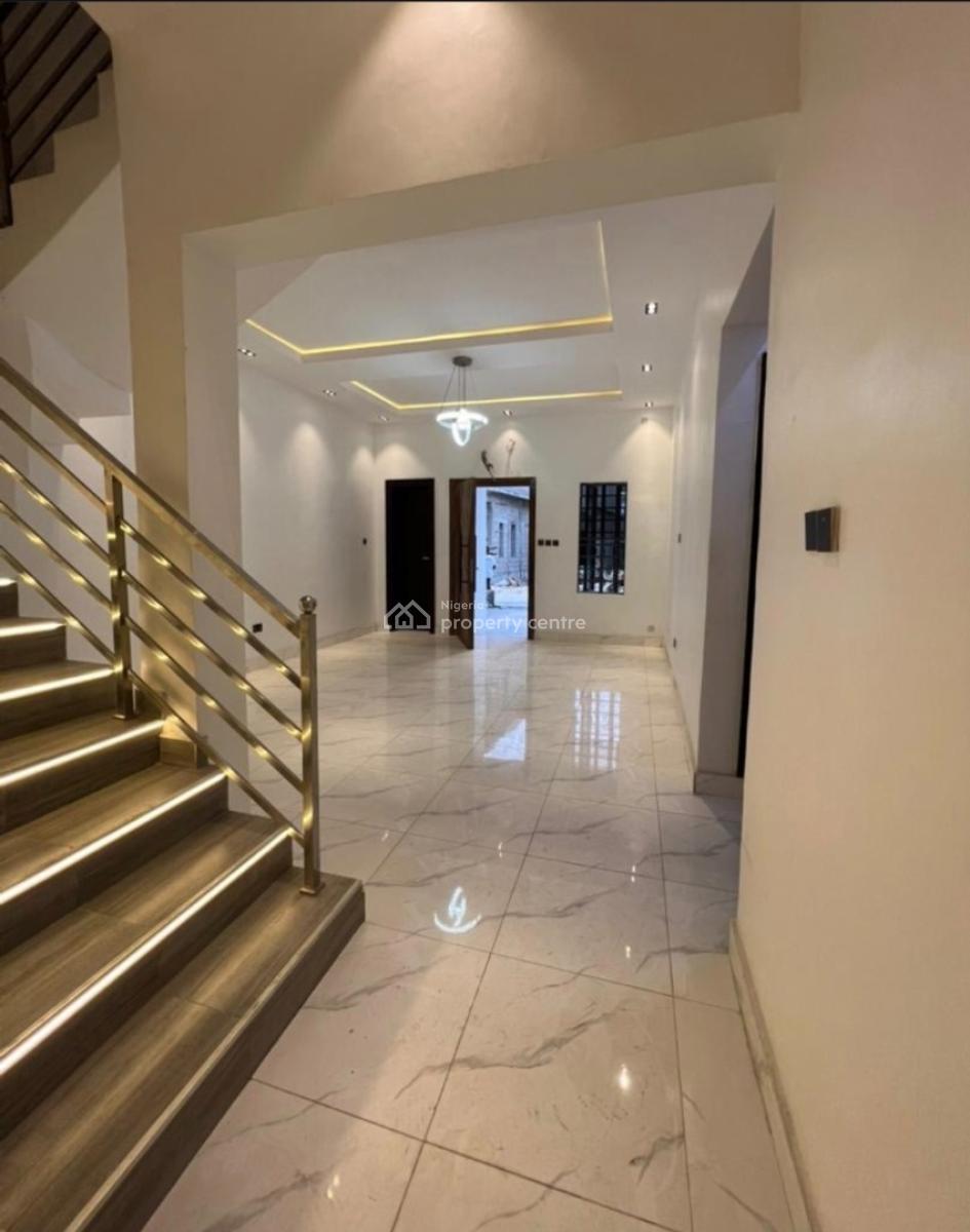 Self Service 4 Bedrooms Semi Detached Duplex with Pool, By Skymall, Sangotedo, Ajah, Lagos, Semi-detached Duplex for Rent