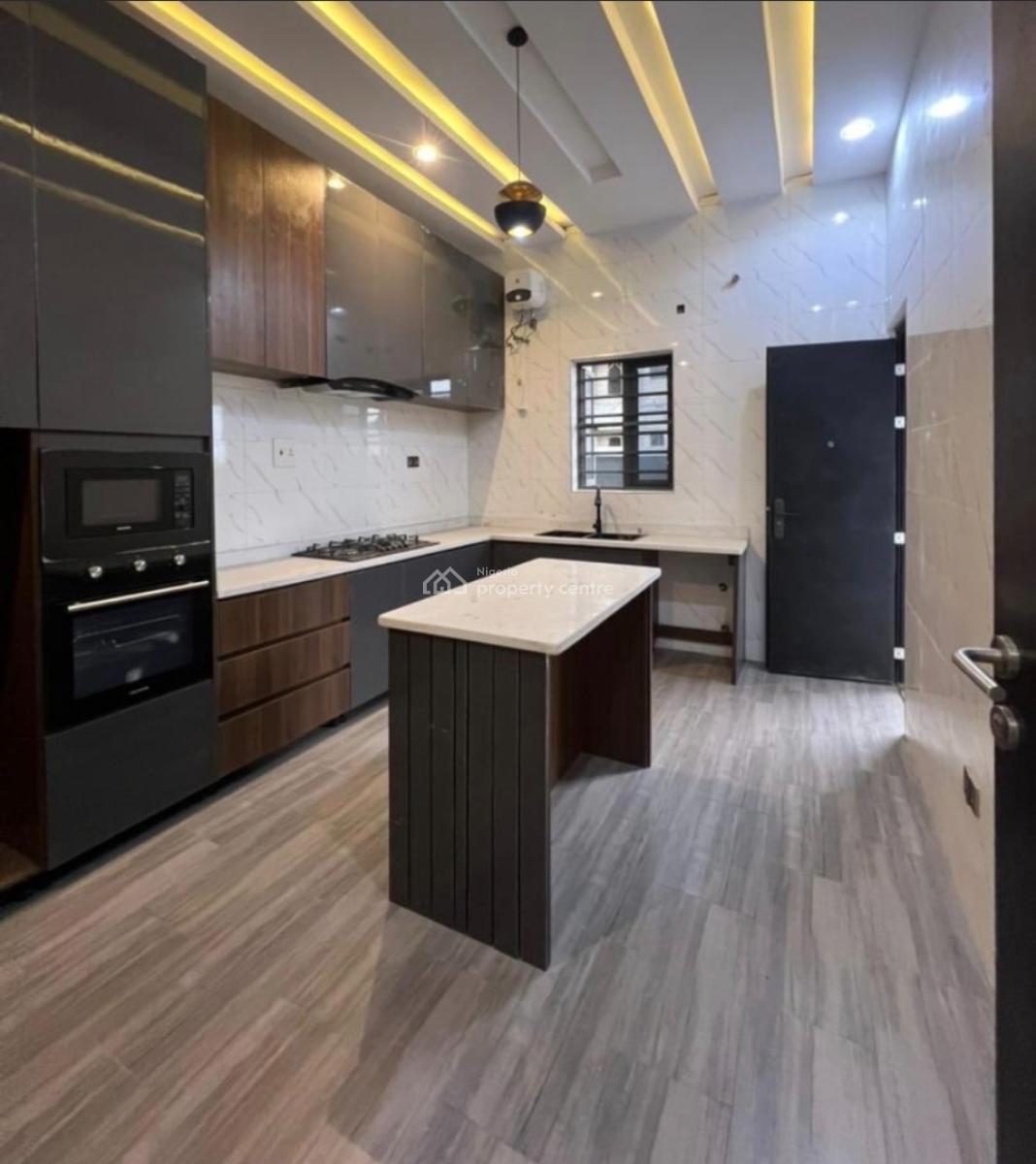 Self Service 4 Bedrooms Semi Detached Duplex with Pool, By Skymall, Sangotedo, Ajah, Lagos, Semi-detached Duplex for Rent