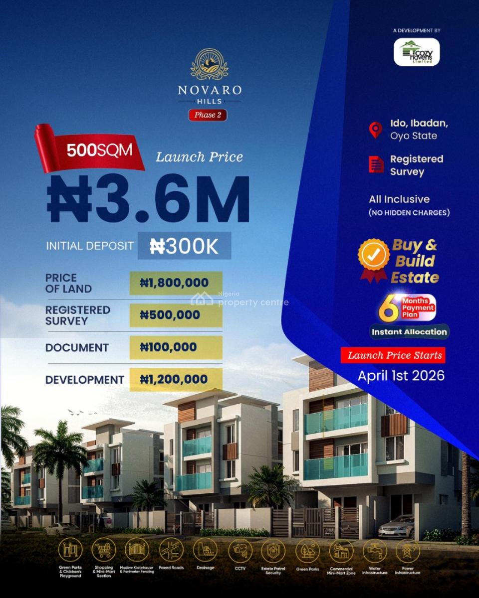 Land, Ido/ologuneru/eruwa, Ido, Oyo, Mixed-use Land for Sale