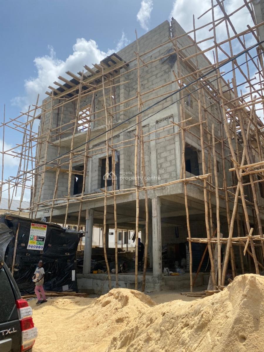 2-bedroom Apartment with Bq, Atlantic Layout Estate, Sangotedo, Ajah, Lagos, Flat / Apartment for Sale