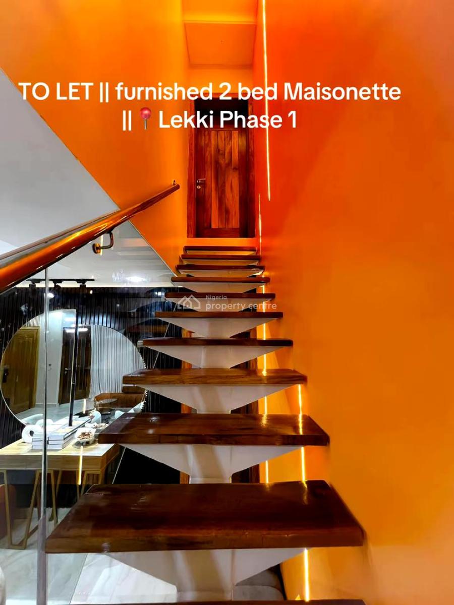 Furnished 2bedroom Maisonette in a Secured Estate, Lekki Phase 1, Lekki, Lagos, House for Rent