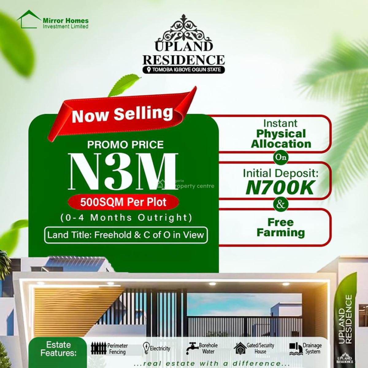 Secure an 100% Dry Land with Close Proximity to Free Trade Zone, Tomoba, Igboye, Epe-ijebu Ogun State, Epe, Lagos, Mixed-use Land for Sale