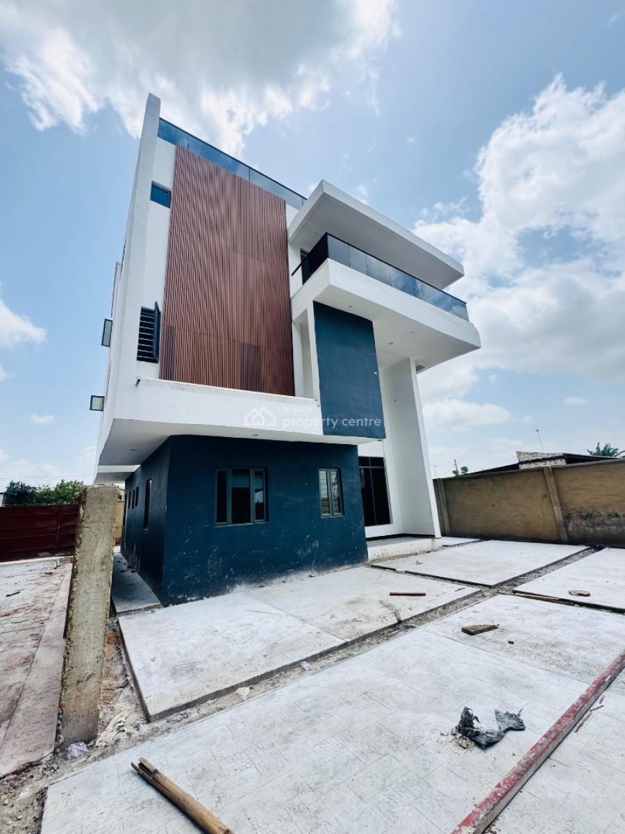 Newly Built 5 Bedroom Fully Detached Duplex with Bq and Cinema, Maryland, Lagos, Detached Duplex for Sale
