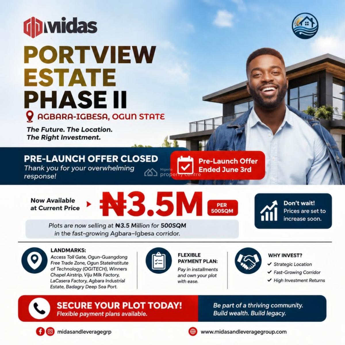 500sqm, Agbára, Agbara-igbesa, Lagos, Land for Sale