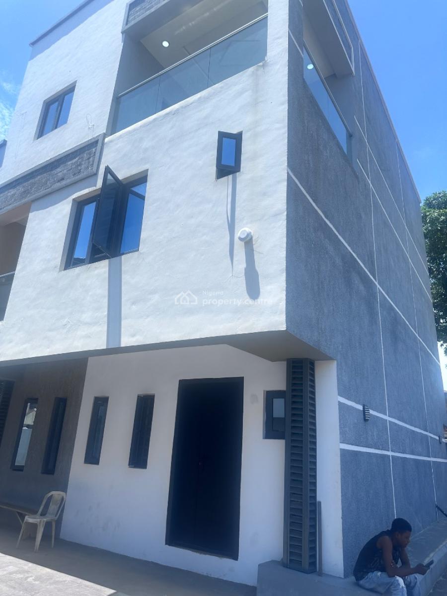 4 Bedroom Terraced House with Bq, Off Coker Road Ilupeju Estate,lagos, Ilupeju, Lagos, Terraced Duplex for Sale