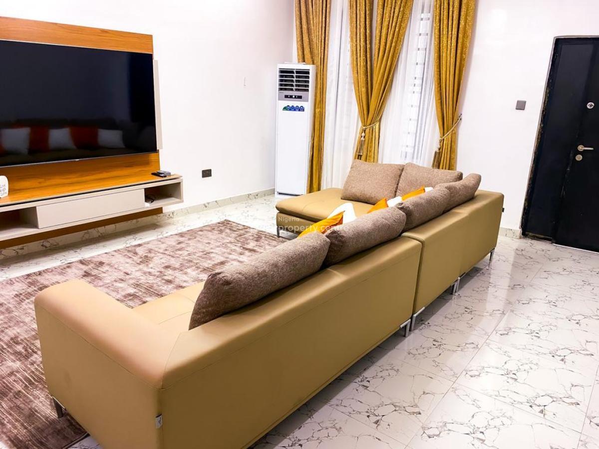 Excellent 4 Bedroom Furnished  Terrace Duplex with a Room Bq, Orchids Hotel Road Chevron Toll Gate, Lekki, Lagos, Terraced Duplex for Rent