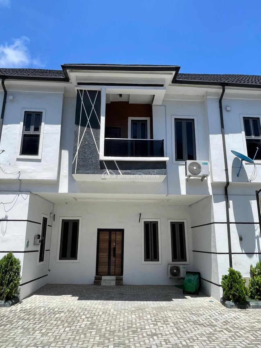 Excellent 4 Bedroom Furnished  Terrace Duplex with a Room Bq, Orchids Hotel Road Chevron Toll Gate, Lekki, Lagos, Terraced Duplex for Rent