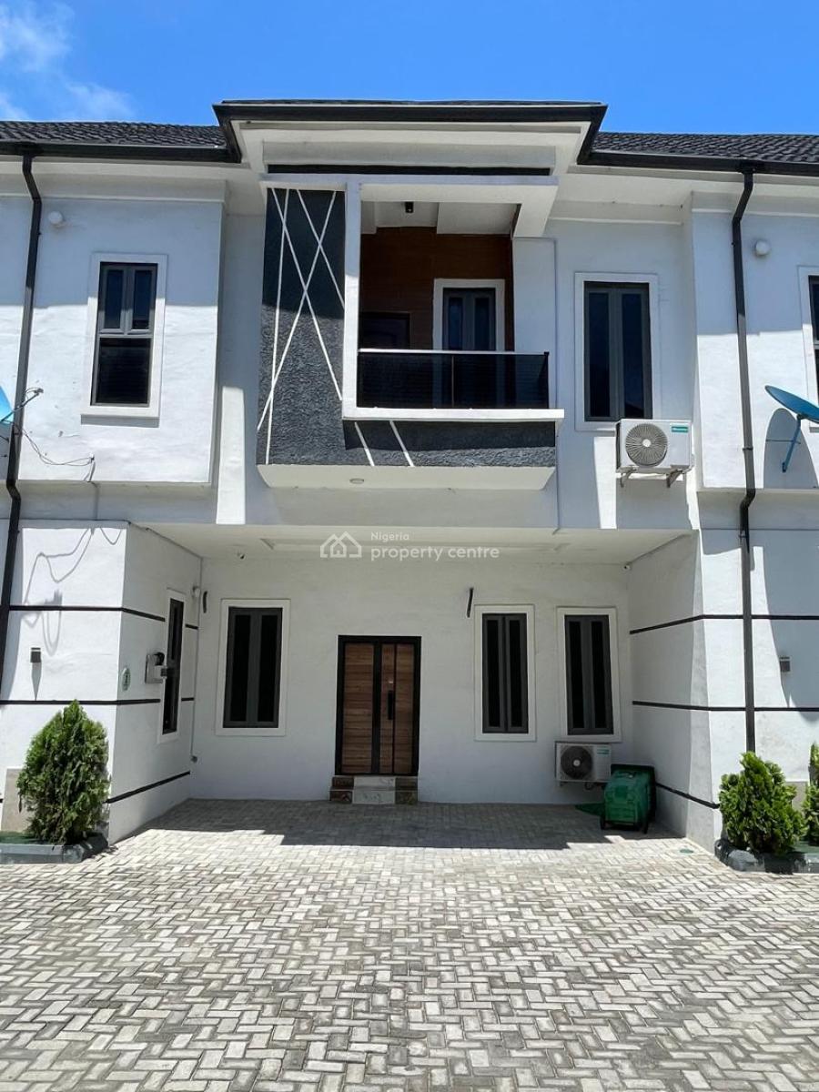 Excellent 4 Bedroom Furnished  Terrace Duplex with a Room Bq, Orchids Hotel Road Chevron Toll Gate, Lekki, Lagos, Terraced Duplex for Rent