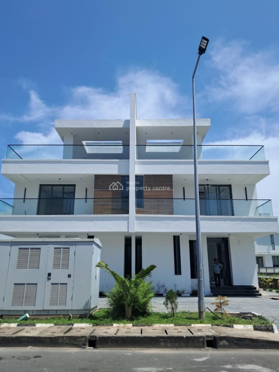 Automated 5 Bedroom Semi Detached Duplex + Bq & Security House, in a Secured and Call to Access Estate, Ikate, Lekki, Lagos, Semi-detached Duplex for Sale