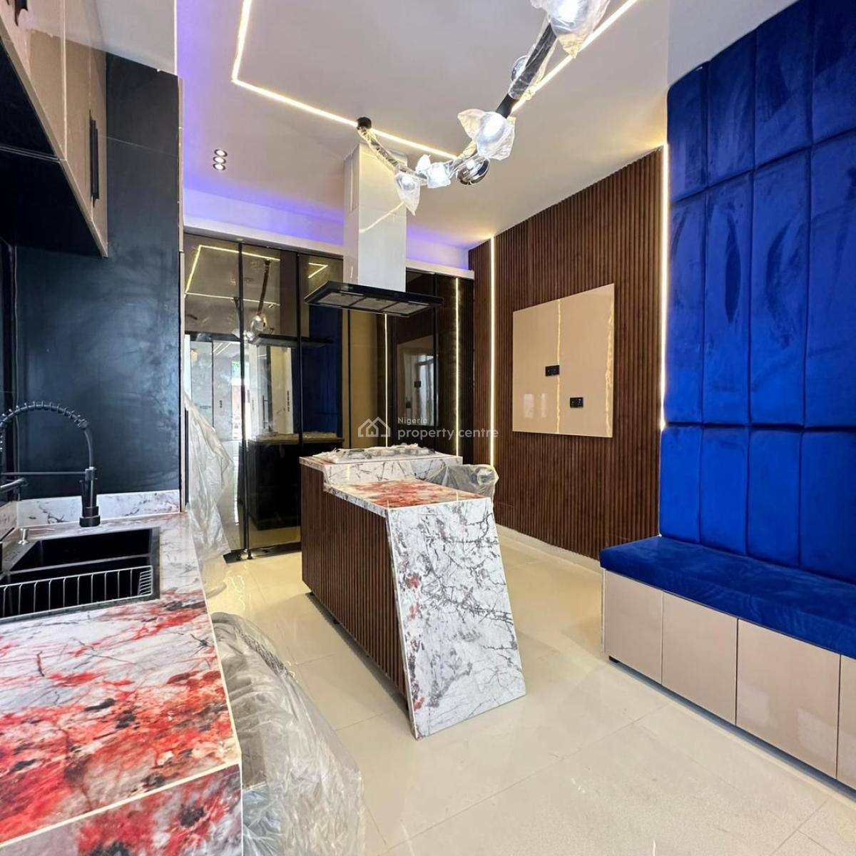 Luxurious 5 Bedroom Fully Detached Duplex with Bq and Pool, Orchid Road, Lekki, Lagos, Semi-detached Duplex for Sale