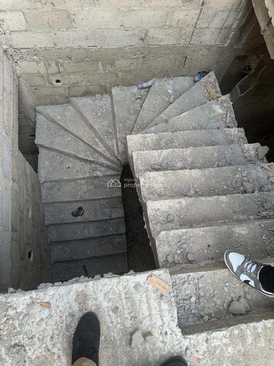 Ultra-modern 4 Bedroom Semi-detached Duplex (carcass Stage), Plot 4, Off Dolapo Oshinlaike Street, S-forte Estate, Ajah, Lagos, Semi-detached Duplex for Sale