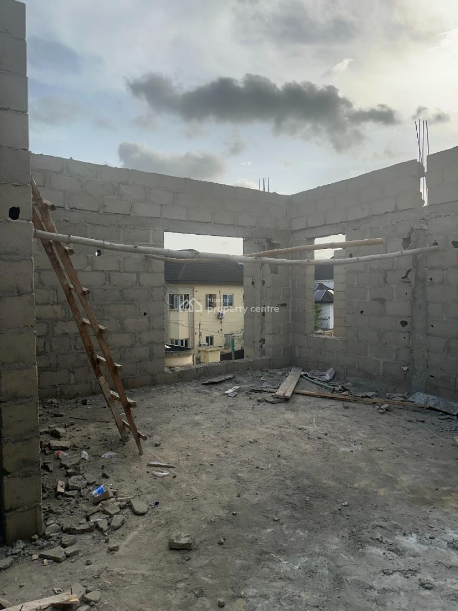 Ultra-modern 4 Bedroom Semi-detached Duplex (carcass Stage), Plot 4, Off Dolapo Oshinlaike Street, S-forte Estate, Ajah, Lagos, Semi-detached Duplex for Sale