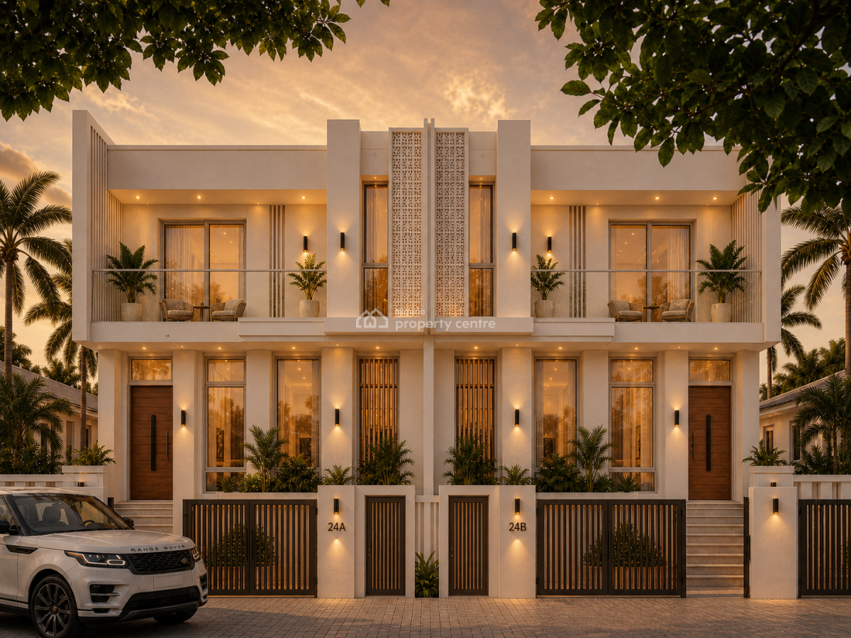 Ultra-modern 4 Bedroom Semi-detached Duplex (carcass Stage), Off Dolapo Oshinlaike Street, S-forte Estate, Ado, Ajah, Lagos, Semi-detached Duplex for Sale