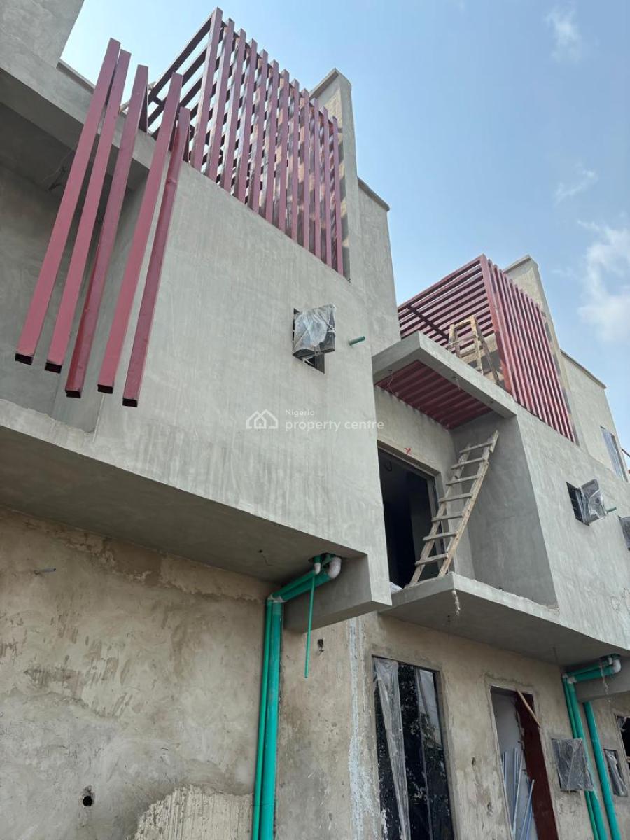 Brand New 4-bedroom Smart Terrace Duplex + Bq, Bode Thomas, Surulere, Lagos, Terraced Duplex for Sale
