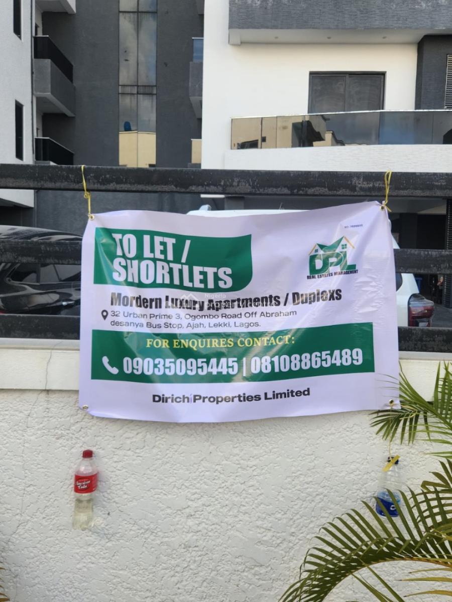 2 Bedroom Fully Furnished, Ikate Elegushi, Lekki, Lagos, Flat / Apartment for Rent
